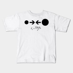 Gravity Equation Kids T-Shirt